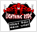 Lightning Rods "Meat Stix Gone Wild" Sticker